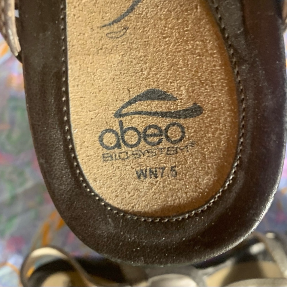 Abeo tan strappy sandals - Picture 2 of 9